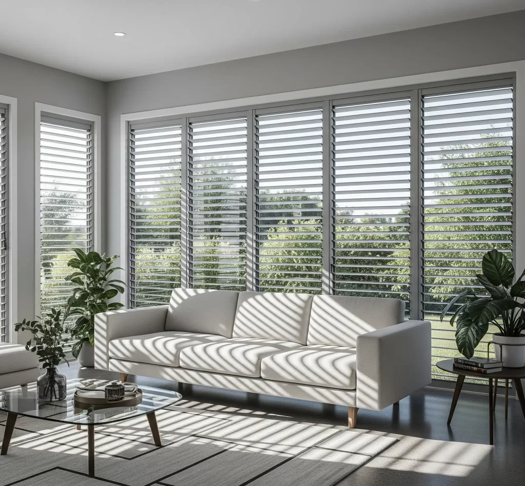 louvre windows living room